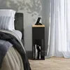 Nachttisch Beistelltisch schmal - Schwarz Matt Torro Eiche Produktbild-Vorschau 2