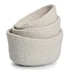 Lot de paniers de rangement en coton de différentes Voir les images du produit 1