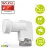 Goobay 67272 Universal Quad LNB, Blanc-Gris - LNB SAT Voir les images du produit 8
