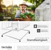 tectake® Gewächshaus mit Fundament 11,13 m³ 185 x 375 x 195 Produktbild-Vorschau 6
