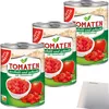 Gut & Günstig Tomaten geschält gehackt mit Tomatensaft 3er Produktbild-Vorschau 1
