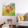 ARTland Poster Sommerwiese mit Mohnblumen Größe: 100x100 cm Produktbild-Vorschau 5