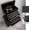 Servante d'atelier 10 compartiments - noir Voir les images du produit 5
