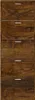 A tall, narrow wooden cabinet with five drawers. Náhľad obrázku produktu