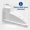 Halter rechts passend wie Liebherr 7438550 + Halter links Produktbild-Vorschau 4