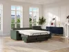 Ecksofa mit Matratze - Ecke wechselbar - Chenillestoff - Produktbild-Vorschau 3