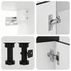 vidaXL 8-tlg. Küchenschrank-Set Kalmar Schwarz Produktbild-Vorschau 6