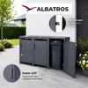 ALBATROS, contenitore per bidoni della spazzatura da Anteprima dell’immagine prodotto 4