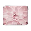 MuchoWow® Laptop Hülle 17 Zoll Laptoptasche Blume - Rosa - Produktbild-Vorschau 1