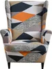 Topchances 2 Piece Wing Chair Cover, kryty židlí Wing Chair Náhled obrázku produktu 1