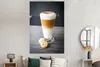 MuchoWow® Poster Glas Latte Macchiato und Kekse 120x180 cm Produktbild-Vorschau 4