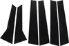6pcs B - Montants avec fenêtre extérieure noire brillante Voir les images du produit 2