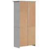 vidaXL Regał 5 przegród BODO Szary 82x40x173 cm lite drewno Podgląd zdjęcia produktu 5