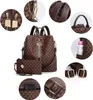 STILVORA  2-teiliges Damen Rucksack Set, großer Produktbild-Vorschau 9