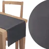 Voppi Obrus dekoracyjny welurowy 40x200 cm grafitowy Podgląd zdjęcia produktu 2
