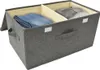 vidaXL Scatole portaoggetti 2 pezzi in tessuto 50x30x25 cm Anteprima dell’immagine prodotto 5