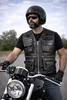 PAULGOS Lederweste Biker Kutte Clubweste Chopper Weste 100% Produktbild-Vorschau 6