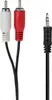 LogiLink 1x3.5mm - 2xRCA, 1.5m, 3.5mm, 2 x RCA, Nickel Produktbild-Vorschau 3