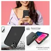 A collage showing a woman holding an iPhone, and close-ups of a black phone case with green accents. Anteprima dell’immagine prodotto