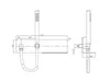 Wandanschlussbogen CZT050-1 mit Brausehalterung - Schwarz - Produktbild-Vorschau 4