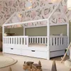Crazy Pine Lit cabane avec tiroirs 90x200 cm - Lit d'enfant Voir les images du produit 1