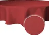 Tischdecke rund 140 cm bordeaux Leinenoptik Lotuseffekt Produktbild-Vorschau 2