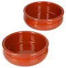 2x BERLIN Cazuela Schale bauchig Ø15,7cm Tonware Gr. M Voir les images du produit 2