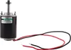 A black DC motor with a silver shaft and wires. Náhled obrázku produktu