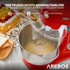Arebos Küchenmaschine 6L Retro, Rot, 220 - 240 V, Produktbild-Vorschau 7