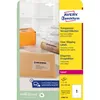 Avery - Etiketten - durchsichtig - A4 (210 x 297 mm) - 25 Anteprima dell’immagine prodotto 17