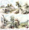 Satz Scrapbooking-Papiere 30x30 - Itd Kollektion - Cottage Anteprima dell’immagine prodotto 17