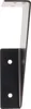 A single black metal shelf bracket shown from the side. Produktbild-Vorschau