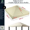 freigarten.de Ersatzdach für Pavillon 3x3 Meter Wasserdicht Produktbild-Vorschau 2