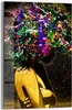 DEQOART Glasbild Echtglas 40x60 cm 'Geistesblüten' Wandbild Produktbild-Vorschau 1