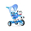 vélo enfant à 3 roues Panda Blue + bruit + capote + Voir les images du produit 2