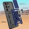 An exploded view of a phone case with labels pointing to different parts. Produktbild-Vorschau