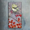 Dekor Leinwand Uhr Wandbilder 30x60 Malerei Zweige Früchte Produktbild-Vorschau 2