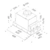 Unità filtro 52cm 65db 652m3/h bianco Novy 680 Anteprima dell’immagine prodotto 15