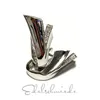 Ohrring 925/- Silber rhodiniert Zirkonia Creole Glanz Produktbild-Vorschau 2