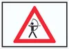 Achtung Bogenschießen Schild Symbol A6 (105x148mm) Produktbild-Vorschau 1