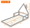 Flieks Kinderbett Hausbett 90x200cm mit Rausfallschutz, Produktbild-Vorschau 7