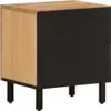 vidaXL Nachttisch 40x33x46 cm Massivholz Mango Produktbild-Vorschau 7