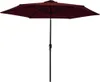 vidaXL Ombrellone con asta in metallo 300 cm rosso bordeaux Anteprima dell’immagine prodotto 14