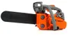A product shot of a chainsaw on a white background. Produktbild-Vorschau
