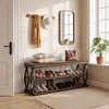 Tribesigns Schuhbank, 3-stöckiges Schuhregal Holz Produktbild-Vorschau 4