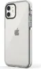 A clear product shot of an iPhone 13 Mini with a transparent protective case. Produktbild-Vorschau