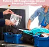 Aucuu 1L Trousse de toilette transparente de voyage pour Voir les images du produit 6