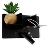 Moderne Wandleuchte Schwarz inkl  LED mit USB Thijs Produktbild-Vorschau 8