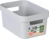A light gray storage box with handles. Náhľad obrázku produktu