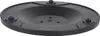 A black circular base with three screw holes on the top surface. Produktbild-Vorschau